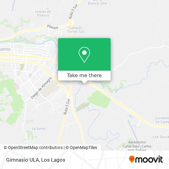 Gimnasio ULA map