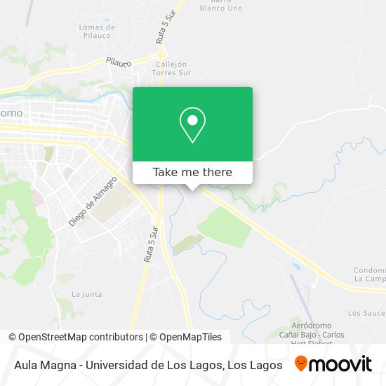 Aula Magna - Universidad de Los Lagos map