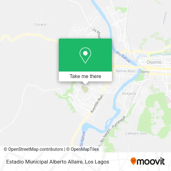 Mapa de Estadio Municipal Alberto Allaire
