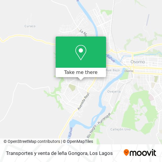 Mapa de Transportes y venta de leña Gongora