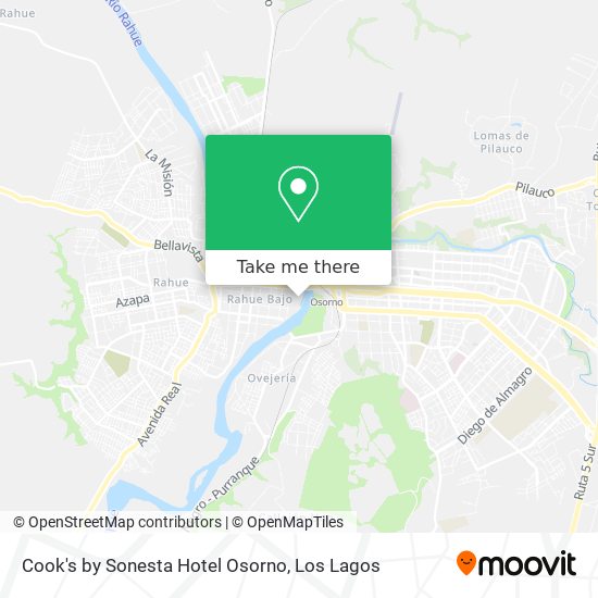 Cook's by Sonesta Hotel Osorno map