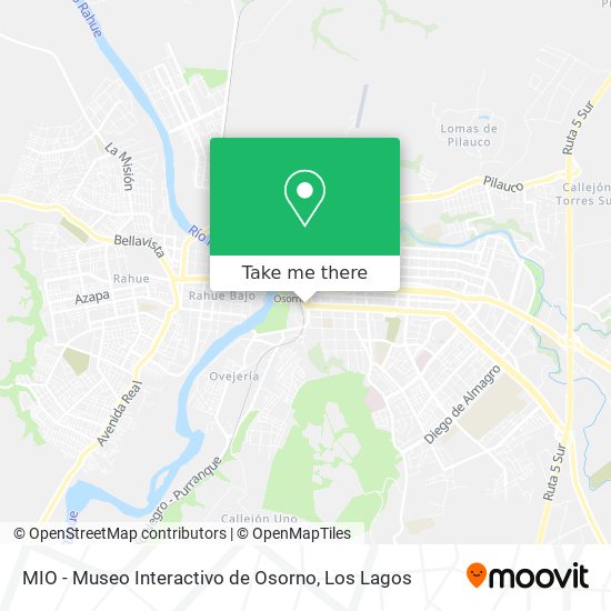 MIO - Museo Interactivo de Osorno map