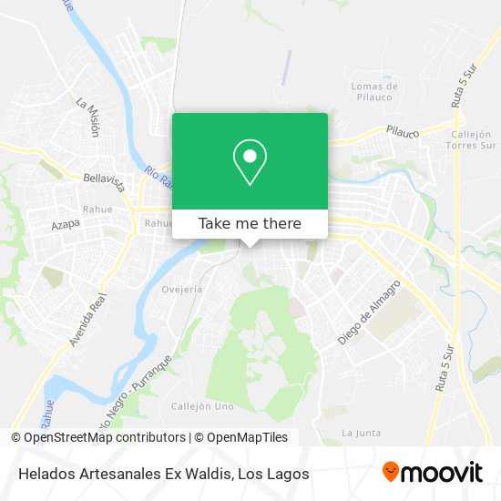 Helados Artesanales Ex Waldis map