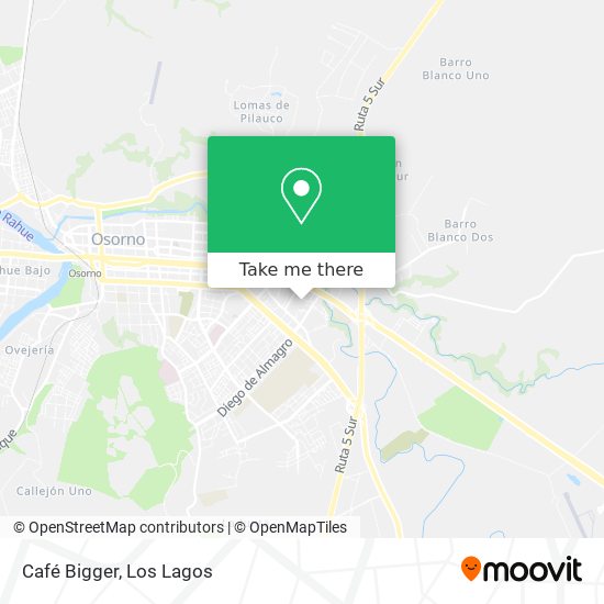 Café Bigger map