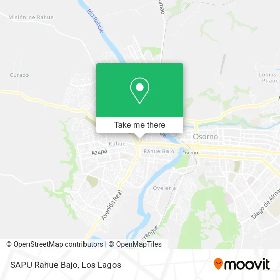 SAPU Rahue Bajo map