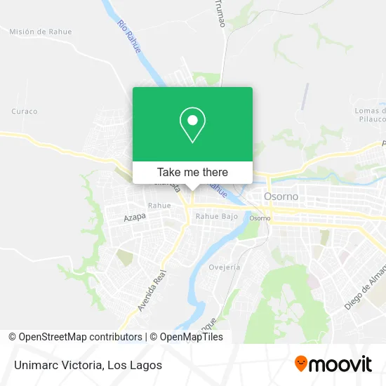 Unimarc Victoria map