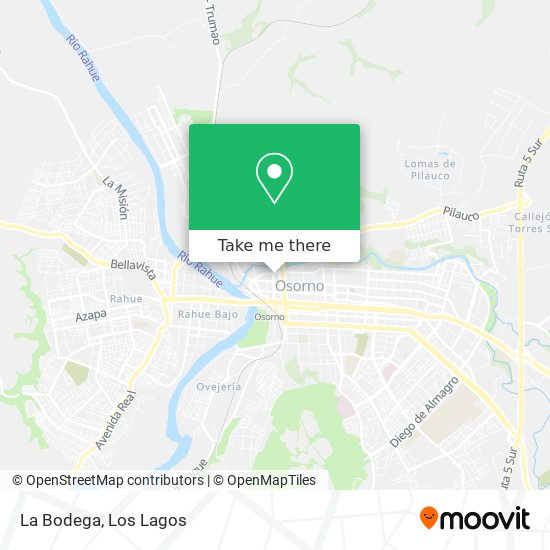 Mapa de La Bodega