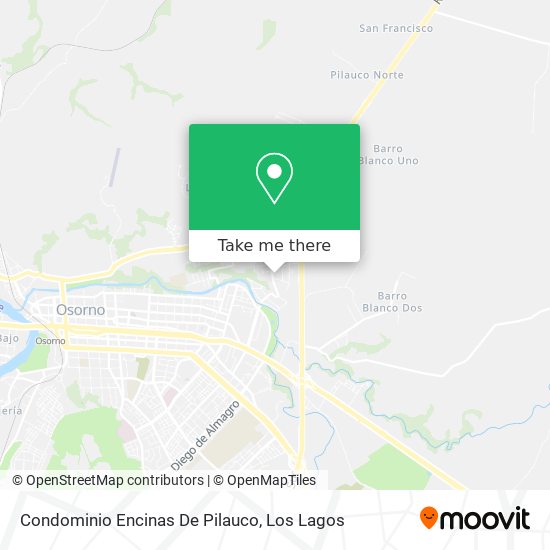 Condominio Encinas De Pilauco map