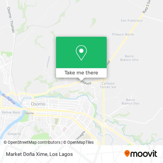 Market Doña Xime map