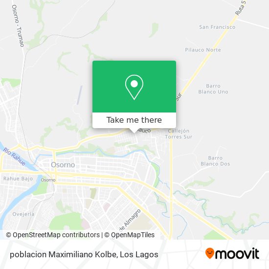 poblacion Maximiliano Kolbe map