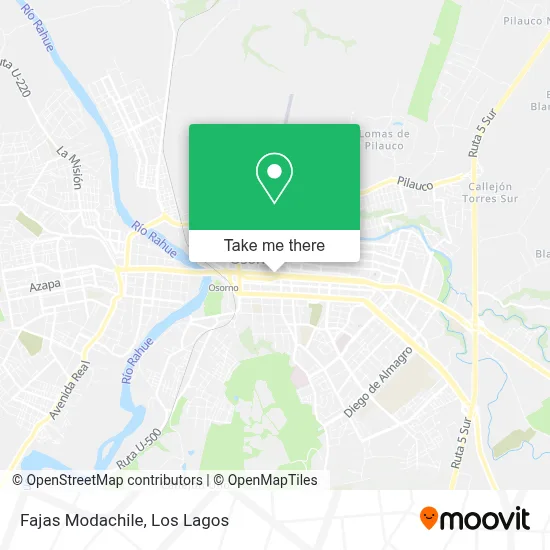 Fajas Modachile map