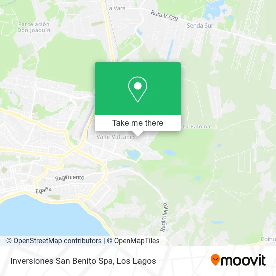 Inversiones San Benito Spa map