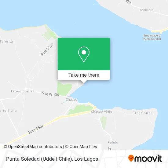 Punta Soledad (Udde I Chile) map