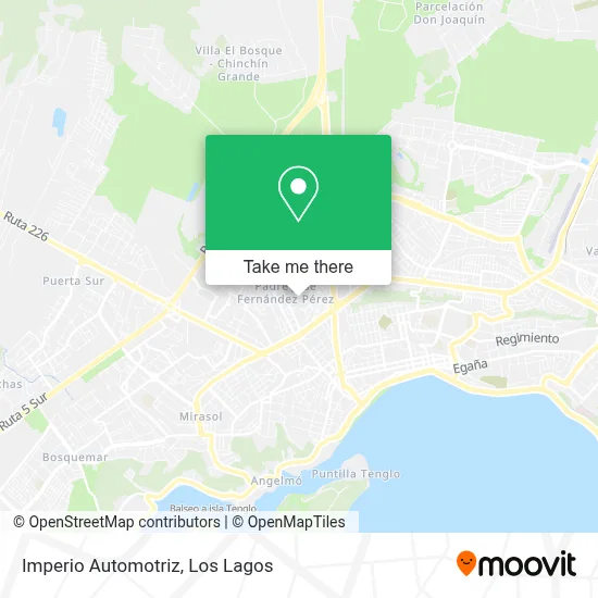Imperio Automotriz map