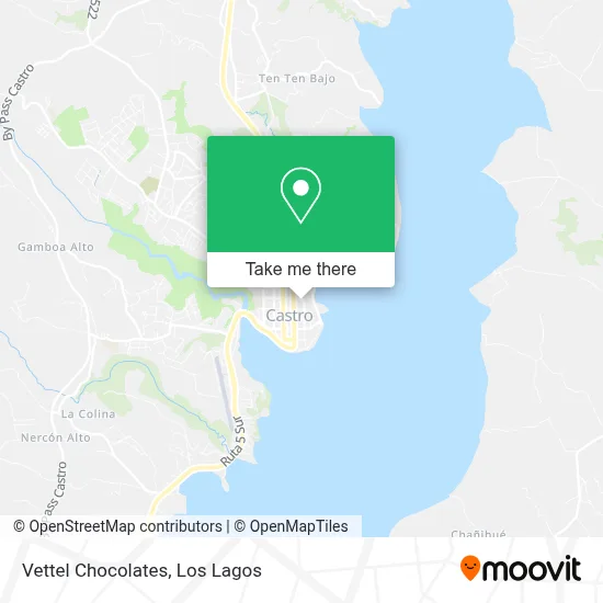Vettel Chocolates map