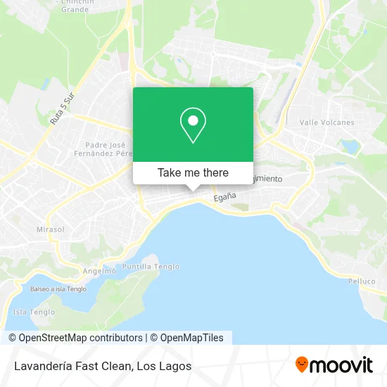 Lavandería Fast Clean map