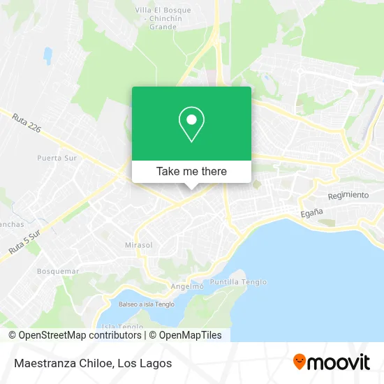 Maestranza Chiloe map