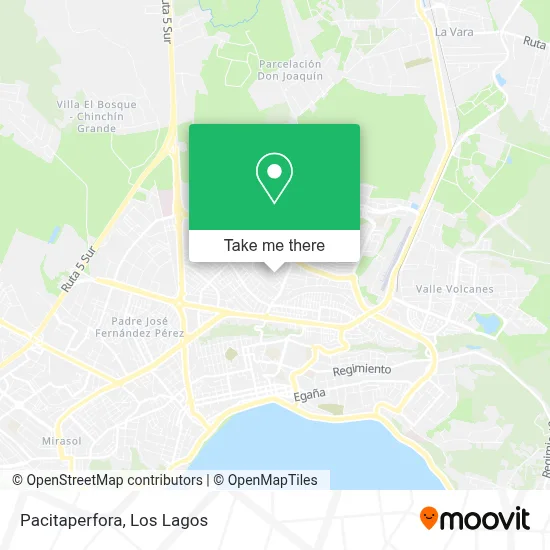Pacitaperfora map