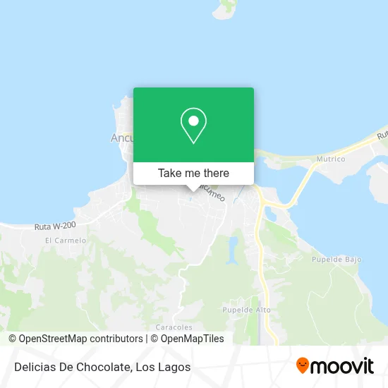 Delicias De Chocolate map