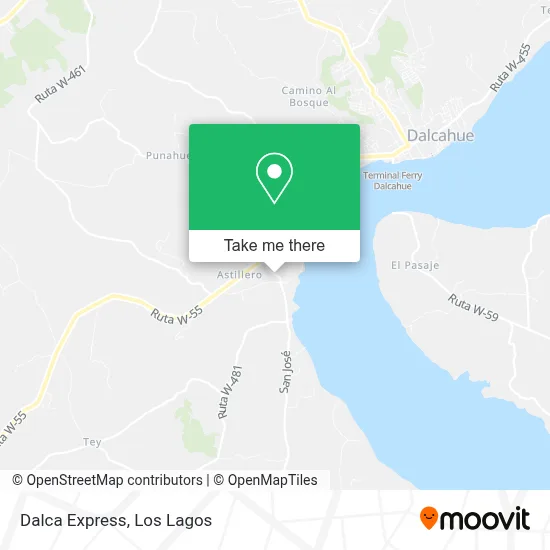Dalca Express map