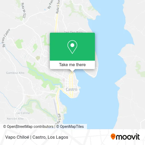 Vapo Chiloé | Castro map