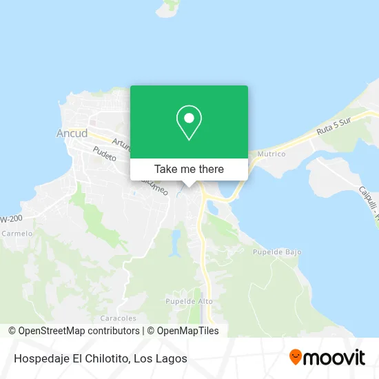 Hospedaje El Chilotito map