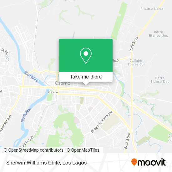 Sherwin-Williams Chile map