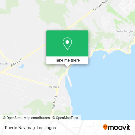 Puerto Navimag map