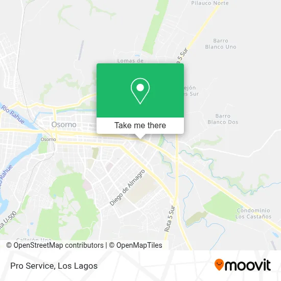 Pro Service map