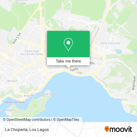 La Chopería map