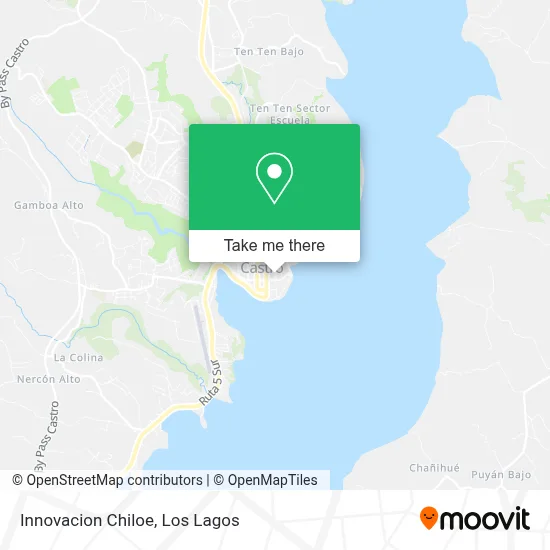 Innovacion Chiloe map