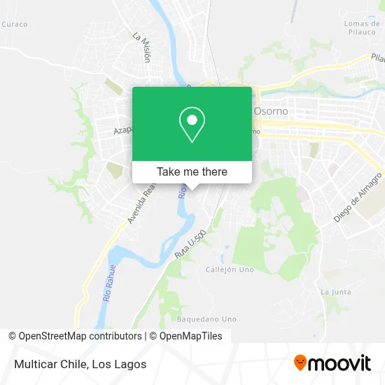 Multicar Chile map