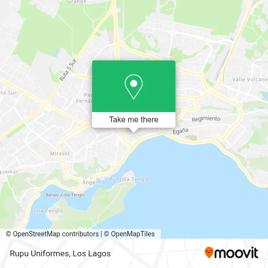 Rupu Uniformes map