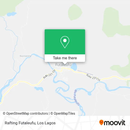 Rafting Futaleufu map