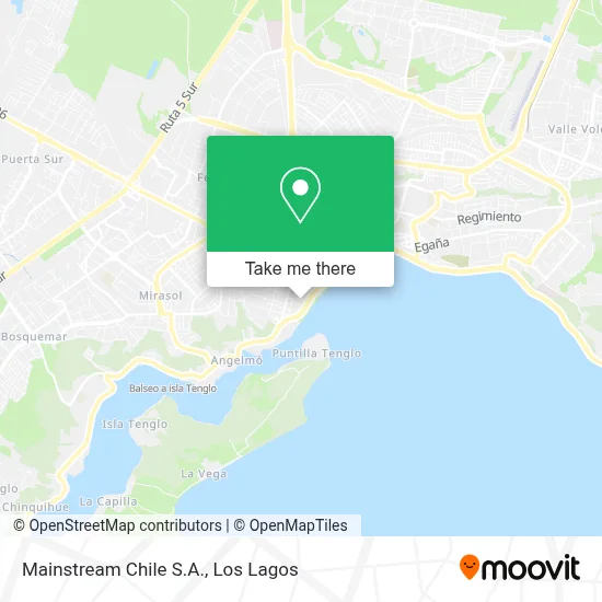 Mainstream Chile S.A. map