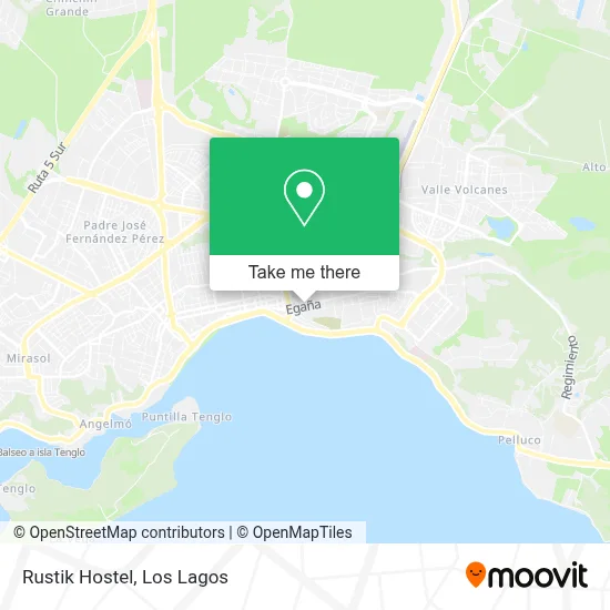 Rustik Hostel map