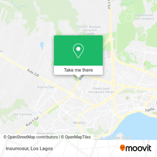 Insumosur map
