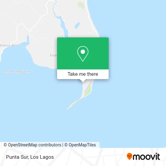 Punta Sur map