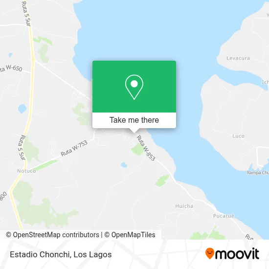 Estadio Chonchi map