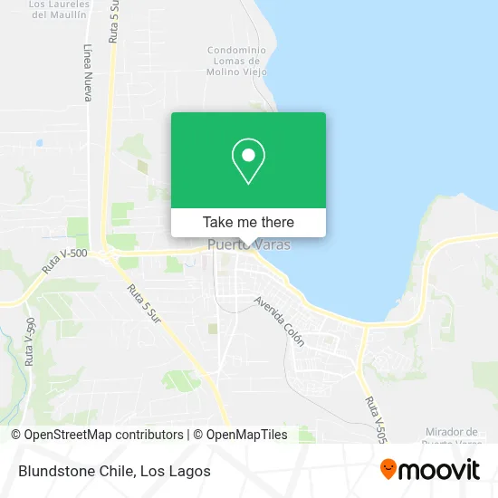 Blundstone Chile map