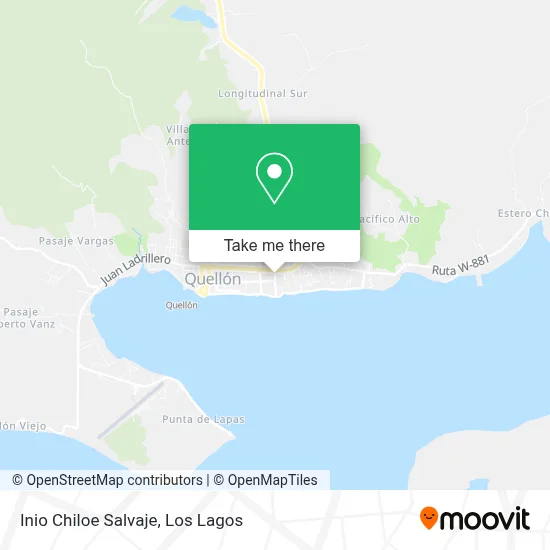 Inio Chiloe Salvaje map