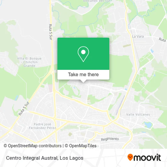 Centro Integral Austral map