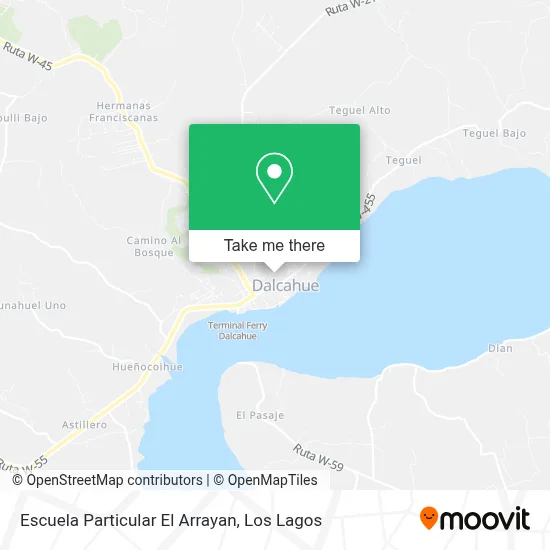 Escuela Particular El Arrayan map