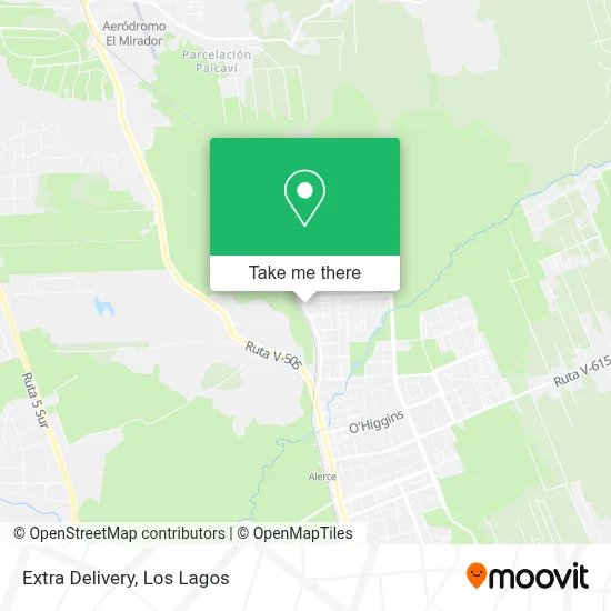 Extra Delivery map