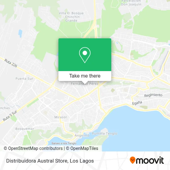 Distribuidora Austral Store map