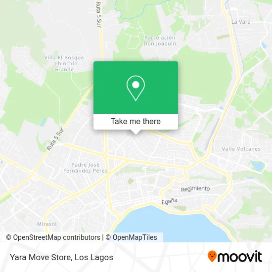 Yara Move Store map