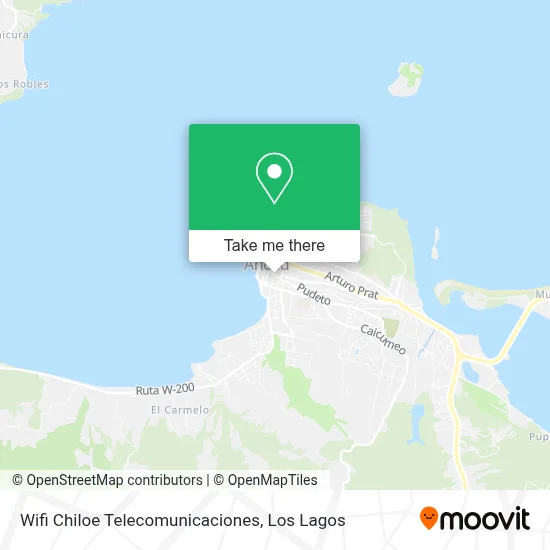 Wifi Chiloe Telecomunicaciones map