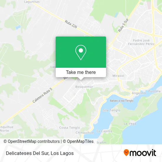 Delicateses Del Sur map