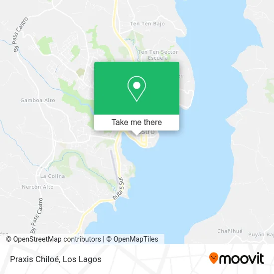 Praxis Chiloé map