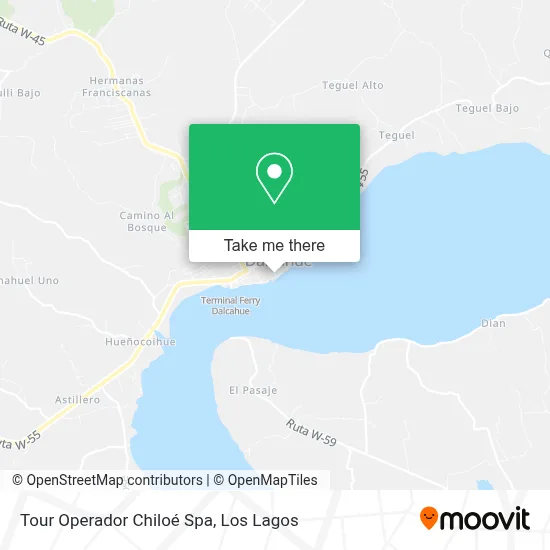 Tour Operador Chiloé Spa map